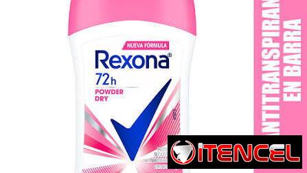 Desodorante Rexona 72 H Invisible 45g. Para piel sensible hidratante. Protección 100% segura y perdurable