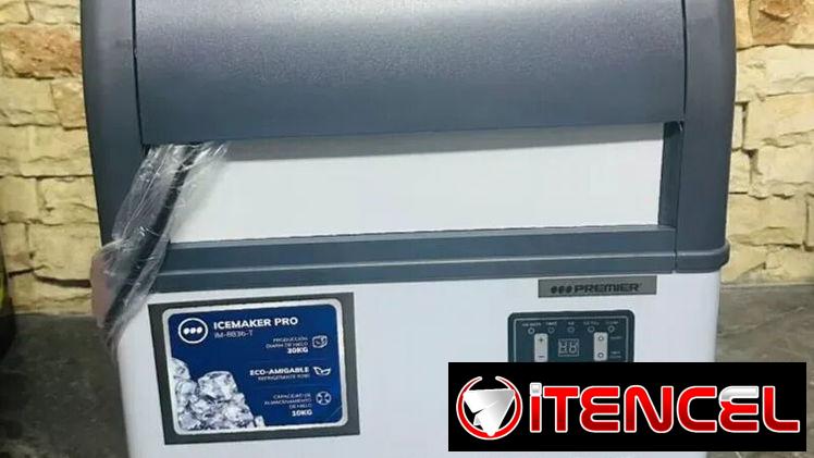 Máquina de hielo 30kg marca premier de acero inoxidable Precio $680 Transporte Incluido  Factura y garantía