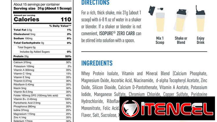 ISOPURE ZERO – PROTEÍNA LIMPIA SIN CARBOHIDRATOS 14-16serv. 58234161 y 56902981 FITNESSARMY