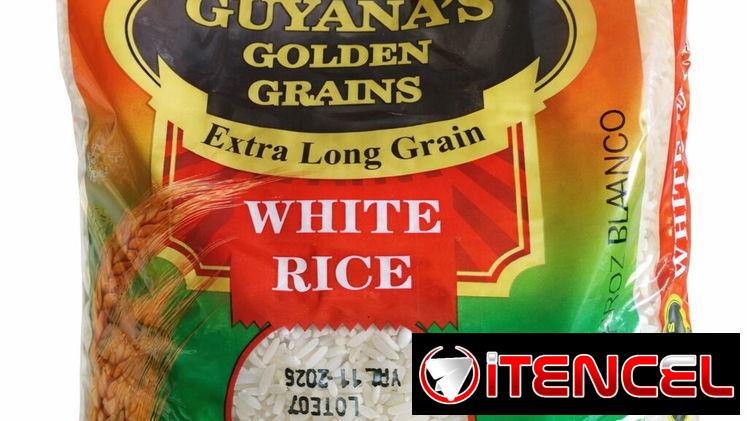 Arroz guyanés (de granos largos).