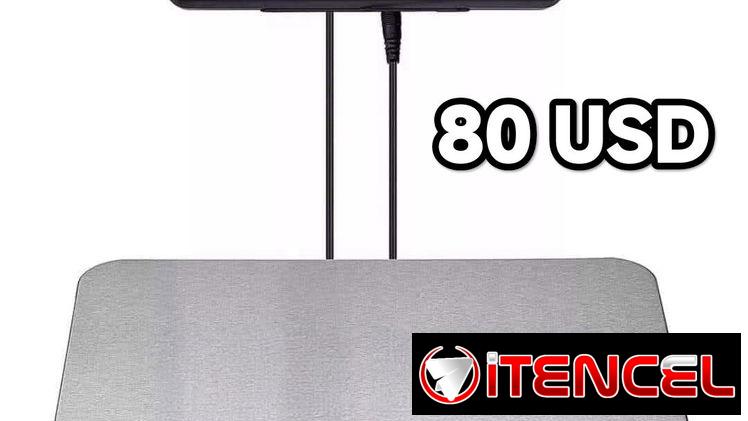 Pesa digital de Plataforma hasta 200KG. Nueva