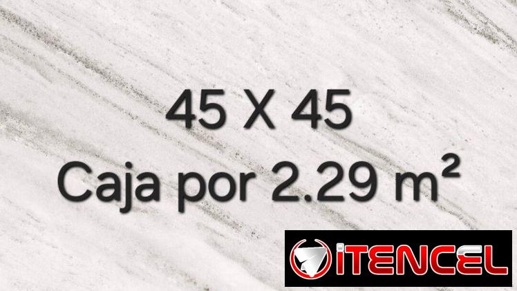 Lozas de piso 45 X 45 cm, Caja por 2.29 m²