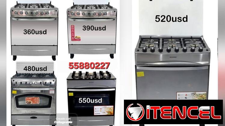 Cocinas de gas con horno milexus y premier