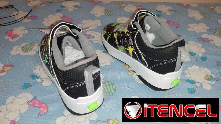 Tenis con rueda retráctil para niño, NUEVOS!!!