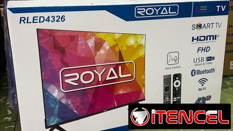 Smart TV ROYAL 43″(FullHD).Factura, Garantía, Mensajería Gratis en Lugares Céntricos