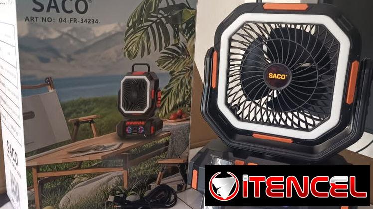 F22. Ventilador Recargable SACO