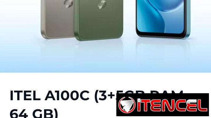 ITEL A100C (3+5GB RAM- 64 GB)
