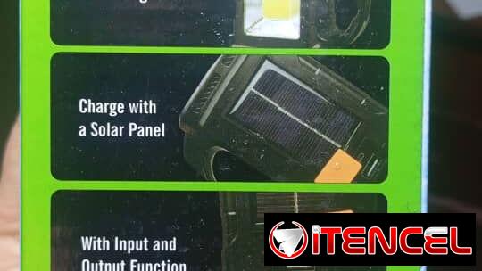 Lampara Solar Recargable 1500mah 6 a 8 Horas NEW con garantia