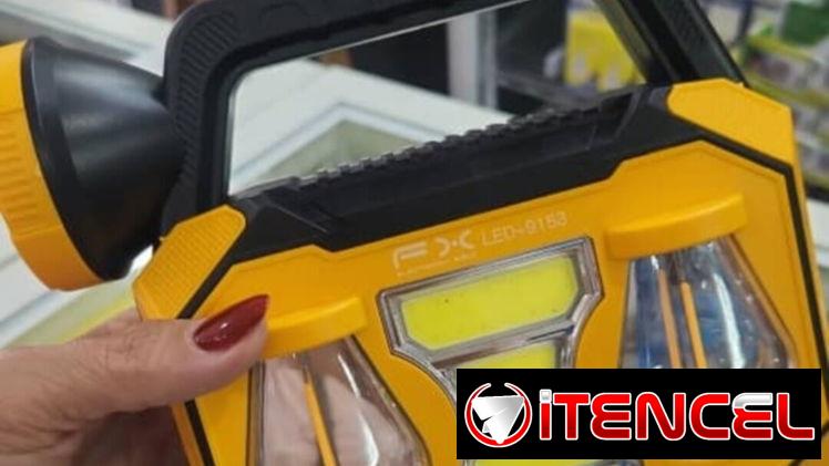 Lampara led recargables con panel solar