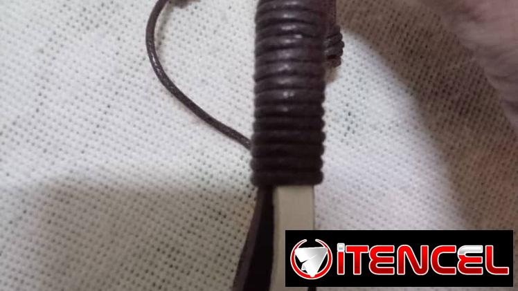 Pulseras ajustables para hombre de cuero sintético trenzado vintage