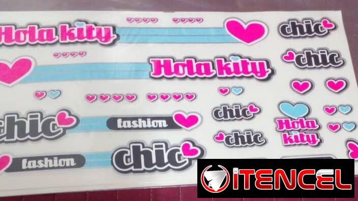 Pegatinas para bicicletas de niñas
