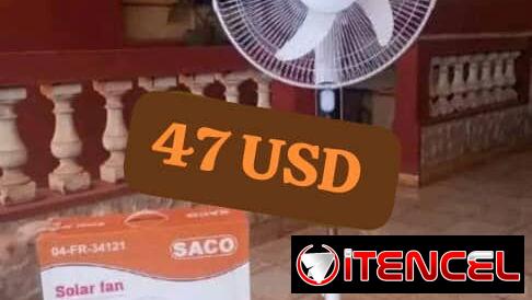 Ventilador recargable pedestal Saco