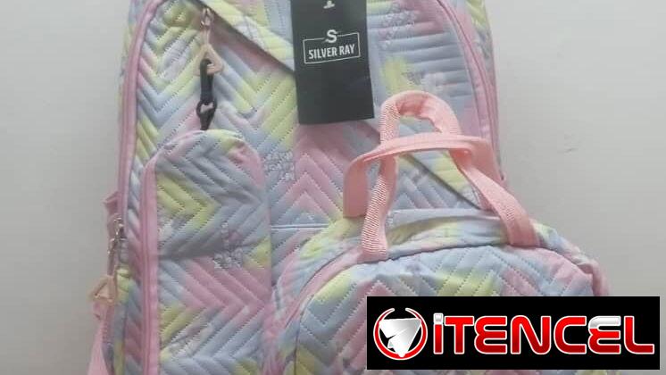 Combo de 3 piezas, mochila, cartuchera y merendero término