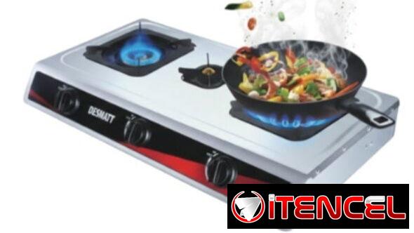 Cocinas de gas para meseta, de 2, 3 y 4 hornillas