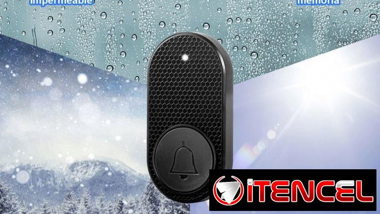 Timbre para puertas o avisos no lleva cables es inalambrico trae su pila de respuesto