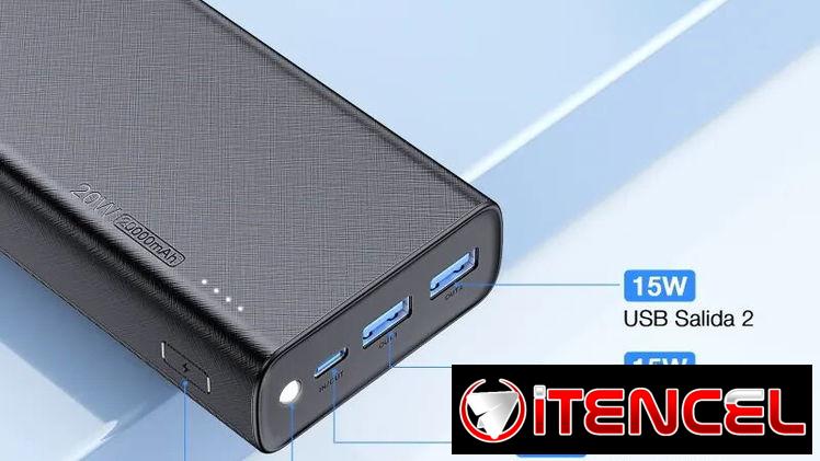 POWER BANK 20000 MAH MARCA 1 HORA PRECIO 25 USD