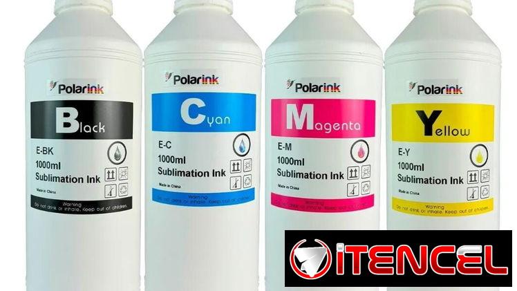 KIT 4 LITROS DE TINTA PARA SUBLIMACION POLARINK CALIDAD PREMIUM