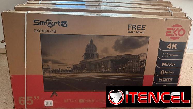 *TELEVISOR SMART TV EKO 4K UHD Android Tv con soporte a la pared* Resolución: 4K Ultra HD HDR (Alto Rango Dinámico)