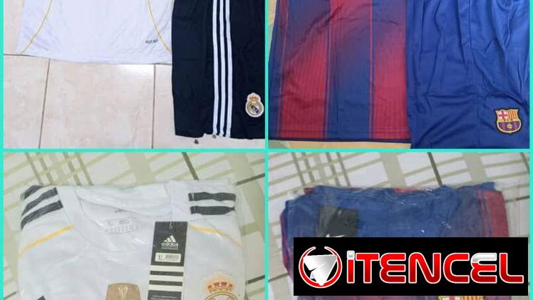 Conjuntos Barcelona y Real Madrid