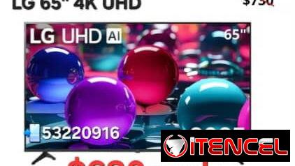 Tv 55″ LG con 6 meses de garantía (factura y mensajería) 53220916