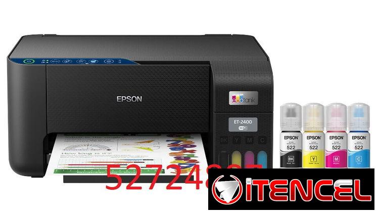 ✅✅52724487 – Impresora multifuncional EPSON EcoTank ET-2400 SUPERTANK + cable USB de regalo✅✅
