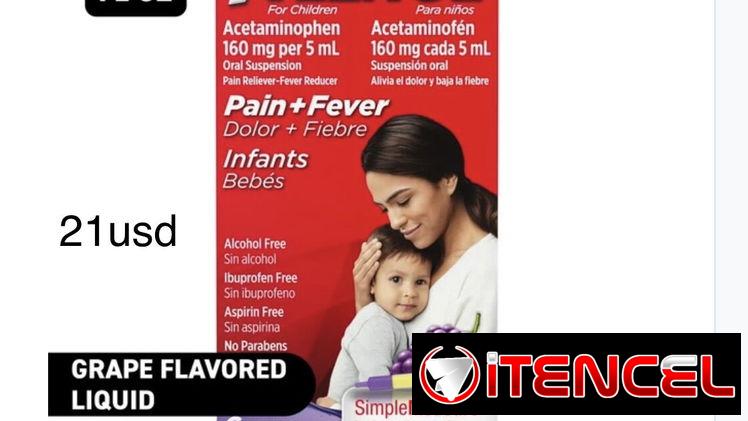 Tylenol para bebés 2 oz