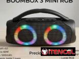 🔊 BOCINA BLUETOOTH 🔊 BOOMBOX 3 MINI 60W POTENCIA APROX. 5 H DE MÚSICA. FACTURA Y GARANTÍA. TLF 54833699