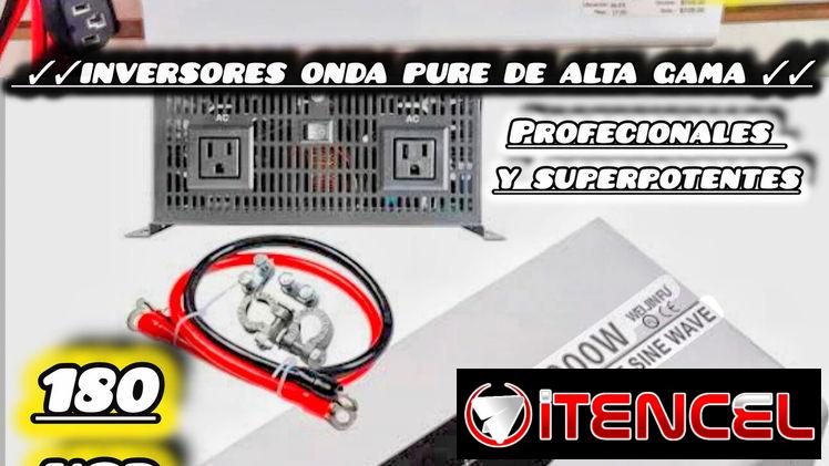 INVERSORES DE VARIAS MEDIDAS Y AMPERAJES…!!!!