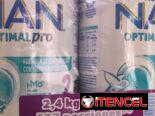 Leche NAN Fórmula para lactantes con hierro y probióticos  formatos de 360g, 1.2 kg( este 1ra y 2da etapa)