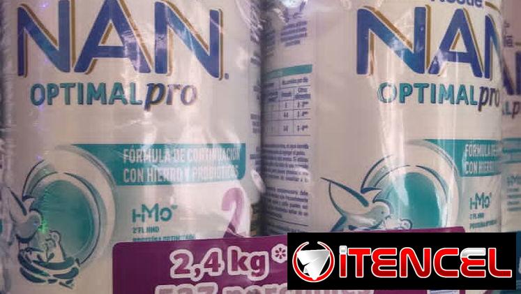 Leche NAN Fórmula para lactantes con hierro y probióticos  formatos de 360g, 1.2 kg( este 1ra y 2da etapa)