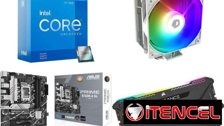 Kit PC 12GEN 🤩i5 12600KF +DISIPADOR +Asus Prime B760M +32GB RAM🆕0km
