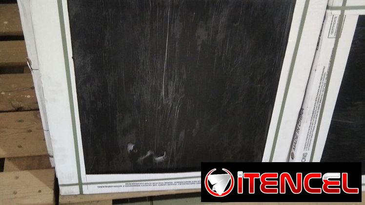 Porcelanato negro de 60 por 60