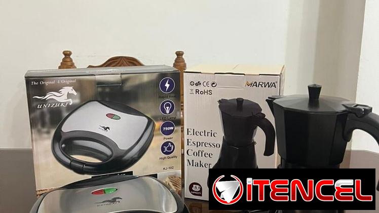 Combos de ollas reinas, arroceras, cafetera eléctrica, cocina infrarrojo