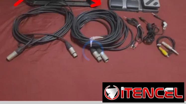 MULTIEFECTO Y CABLES DE AUDIO