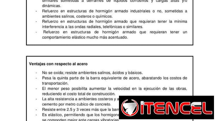 POLIMEROS REFORZADOS CON FIBRAS DE VIDRIO