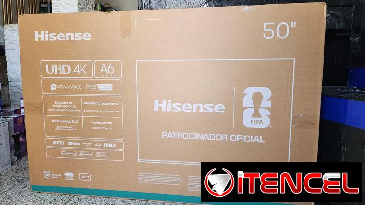 SMART TV HISENSE 50″ UHD 4K .Factura,Garantía y Domicilio Gratis.