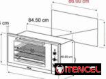 Horno eléctrico y de gas Drija 90 cm nuevo en caja