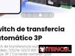 Switch de transfercia automático 3P. Modelo: TOQ7e-125/3 WiFi (App eWelink)