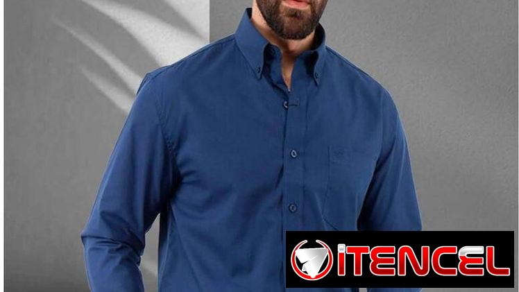 Camisa mangas largas de hombre.