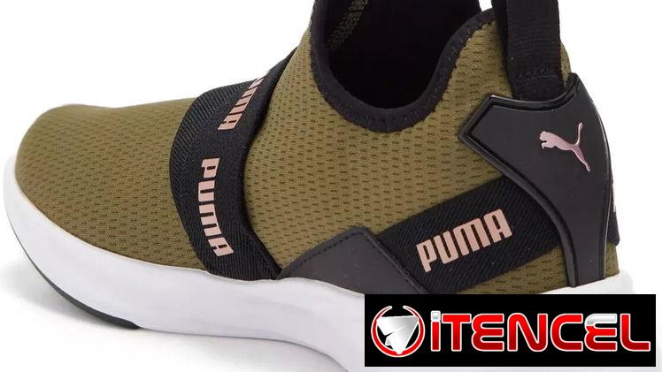 Tenis PUMA ‘Radiate Mid Slip-ON’ SOFTFOAM+ 376093-02 Running (VERDE OLIVO) 100% ORIGINALES, A ESTRENAR, TF:59030040