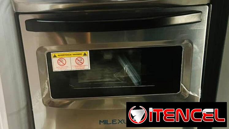 Cocina con horno, Milexus, 4 hornillas, magneto, tapa de cristal -mensajería gratis y garantía