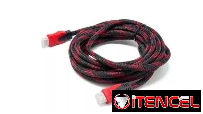 Cable enmallado HDMI a HDMI (HD Resolución 1920x1080p) de 3m. Nuevo en 5000 CUP