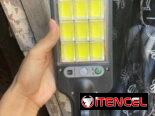 Reflectores LED para exterior, con sensor de movimiento y panel solar
