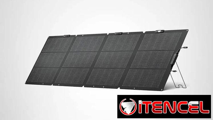 Panel solar portátil ecoflow 220W Plegable