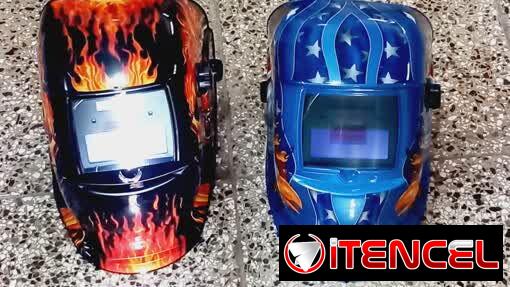 Mascaras de protección o caretas de soldar electronica.