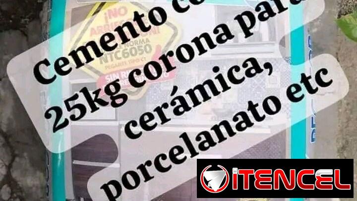 Cemento cola corona