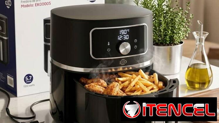 Freidora de aire 5.7L precio 70 usd Freidora de aire doble 8.4L precio 100 usd freidora de aire eko 12L precio 105 usd