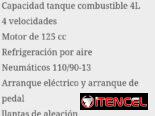Moto semi automática 125 cc con chapa