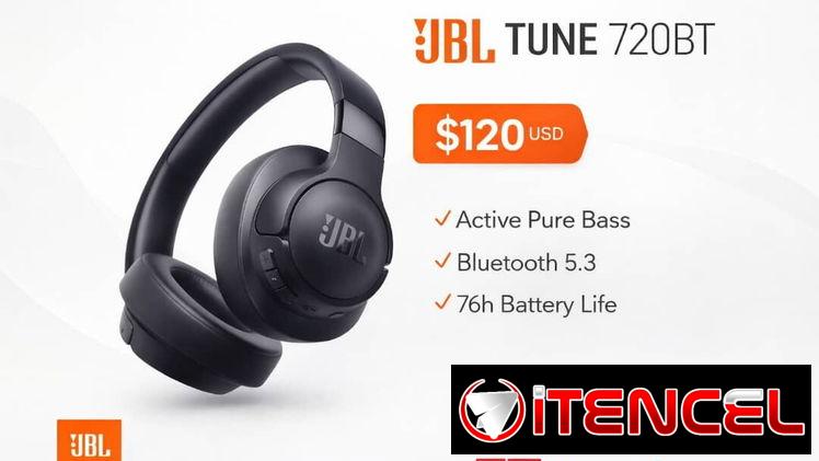 Cascos/Auriculares Bluetooth.  JBL Tune 720BT 🆕️📦.