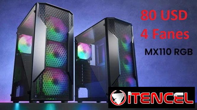 Chasis de cristal templado MX 110 (4 fanes RGB)- 80